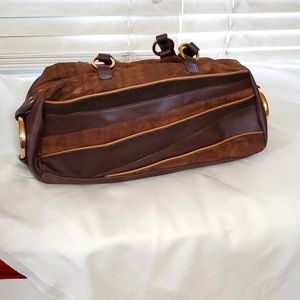 Gianni Bini suede and leather handbag. Excellent condition.